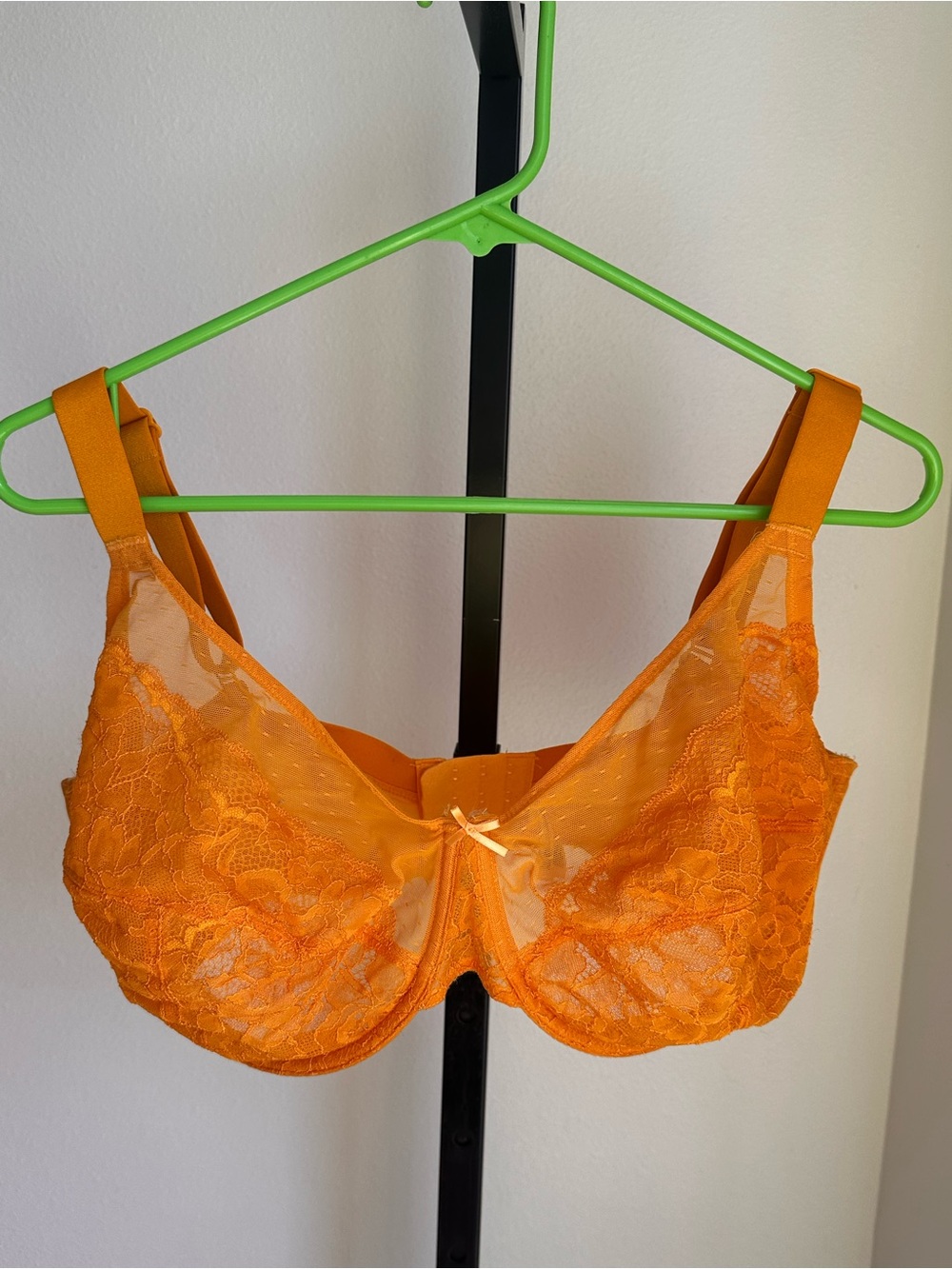 HSIA 38I orange lace bra